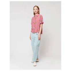 Pantalon Loose Vichy - Collection Femme | Bleu turquoise