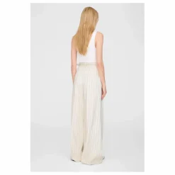 Pantalon Lou Rayé | Crème