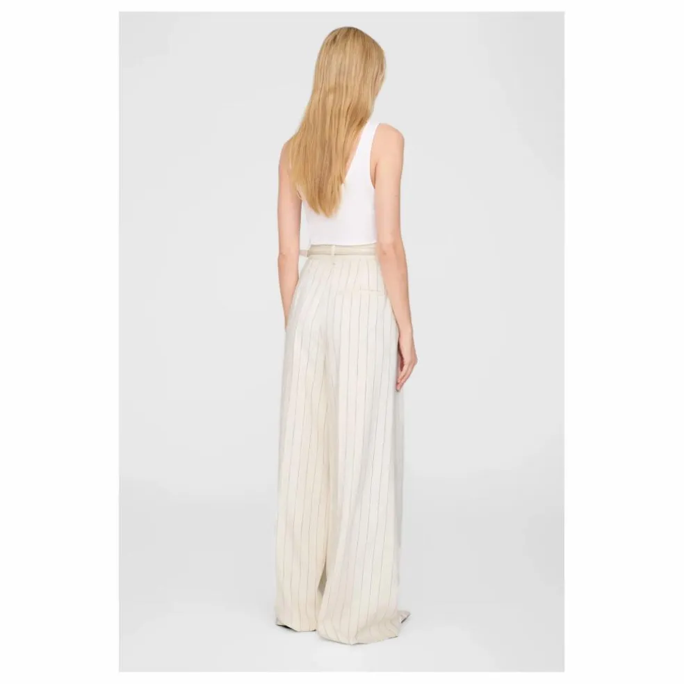 Pantalon Lou Rayé | Crème