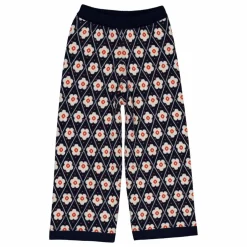 Pantalon Mathilda Fleuri | Bleu marine