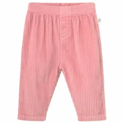 Pantalon Miki Velours Côtelé Coton Bio | Rose