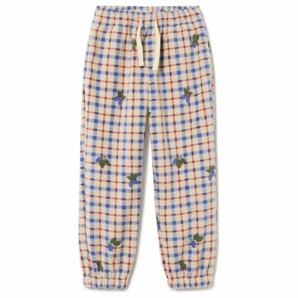 Pantalon Mulberry Carreaux | Ecru