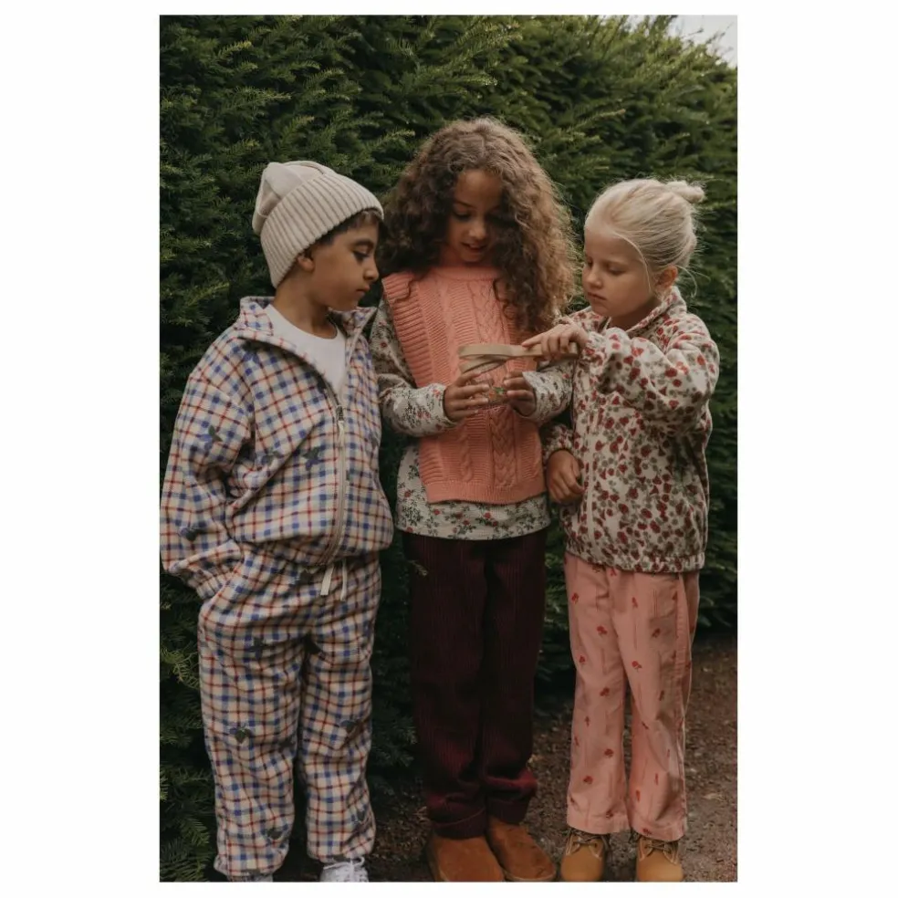 Pantalon Mulberry Carreaux | Ecru