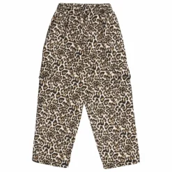 Pantalon Nelia Léopard Coton Bio | Beige