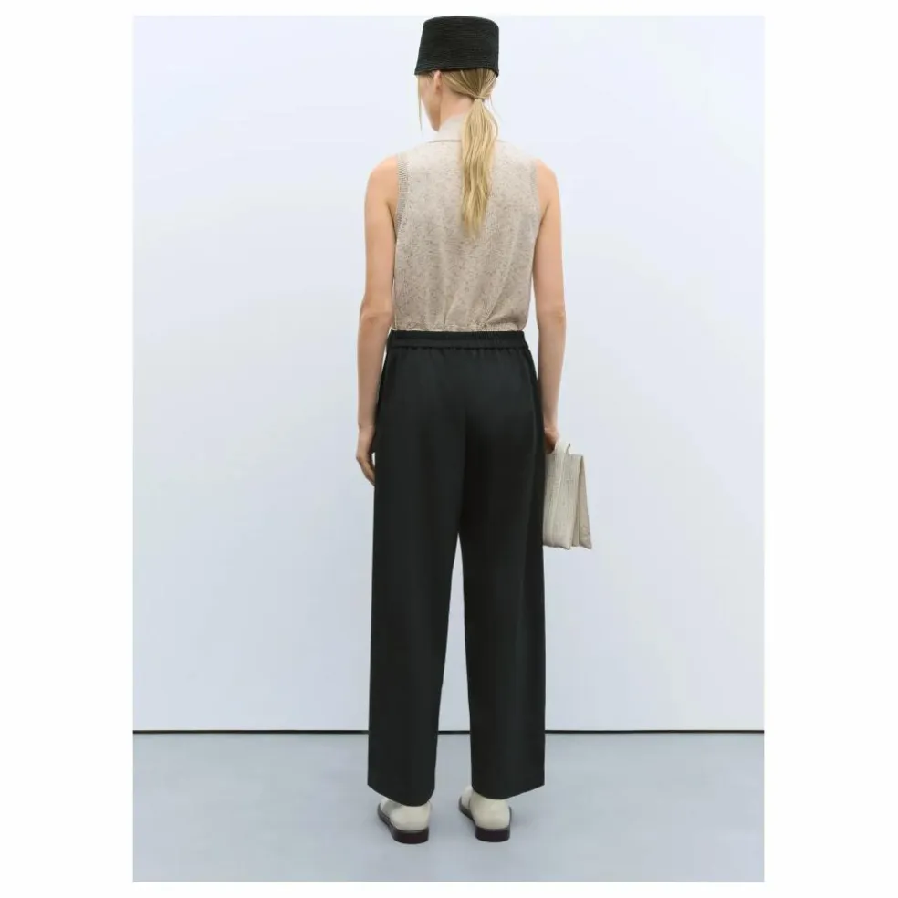 Pantalon New Tailoring Laine Vierge | Noir