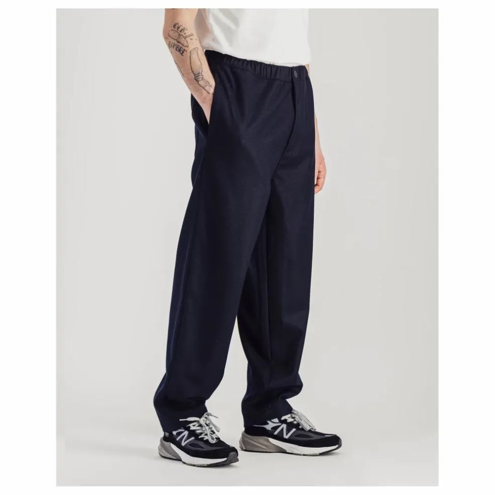 Pantalon Nomad Laine | Bleu marine