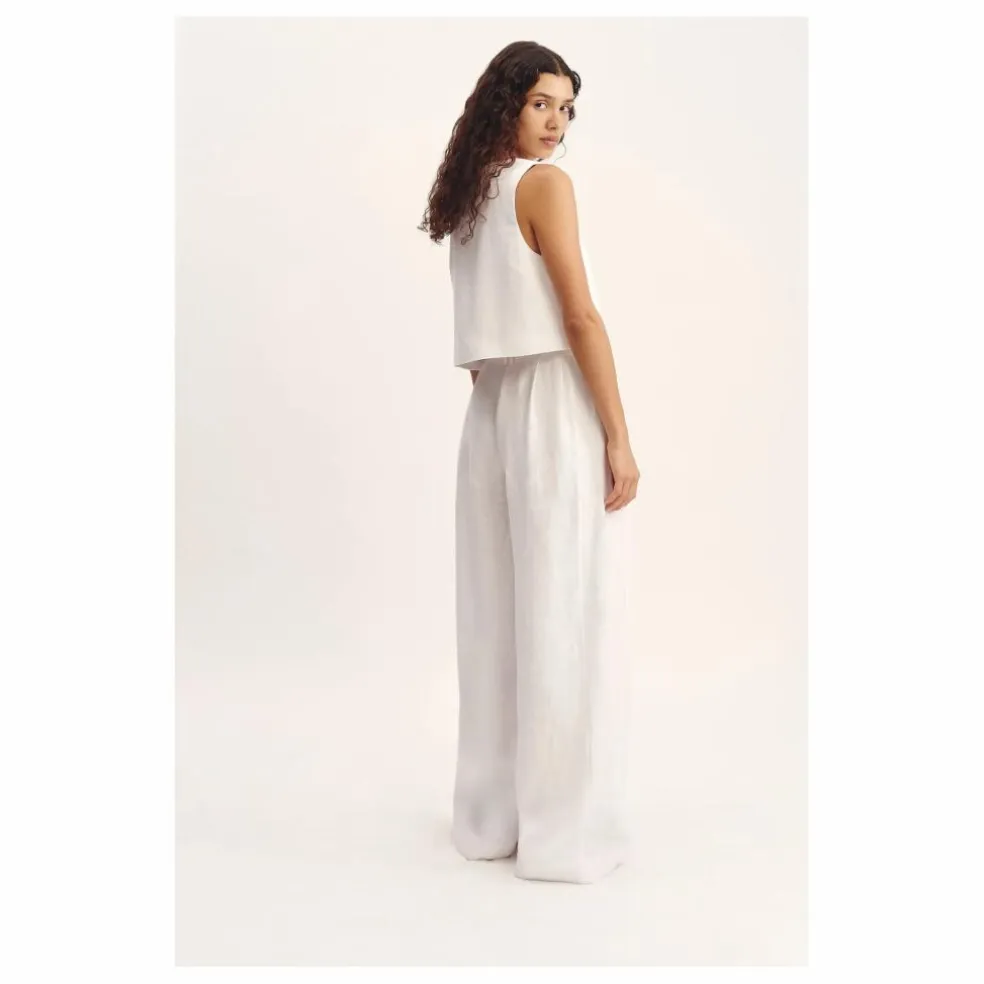 Pantalon Parker Lin | Ivoire