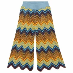 Pantalon Parlor Chevron Laine Mérinos | Jaune