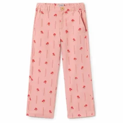 Pantalon Peony Velours Côtelé Mini | Rose
