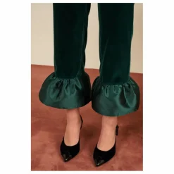 Pantalon Percy Velours Laine | Vert