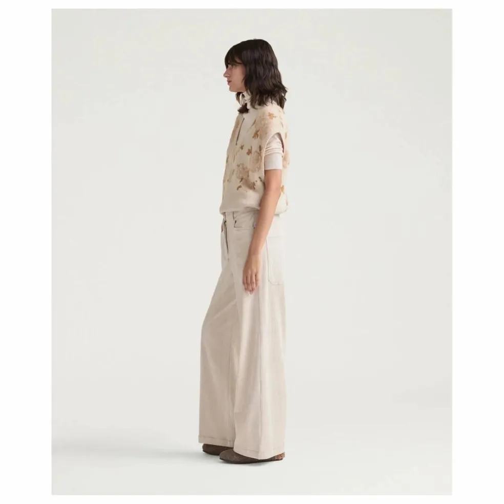 Pantalon Peter Velours Côtelé | Crème