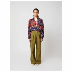 Pantalon Pinces - Collection Femme | Vert kaki