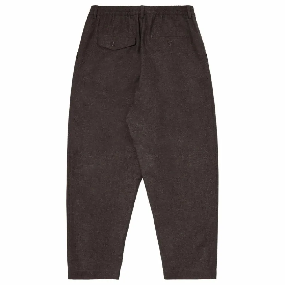 Pantalon Plissé Track | Marron