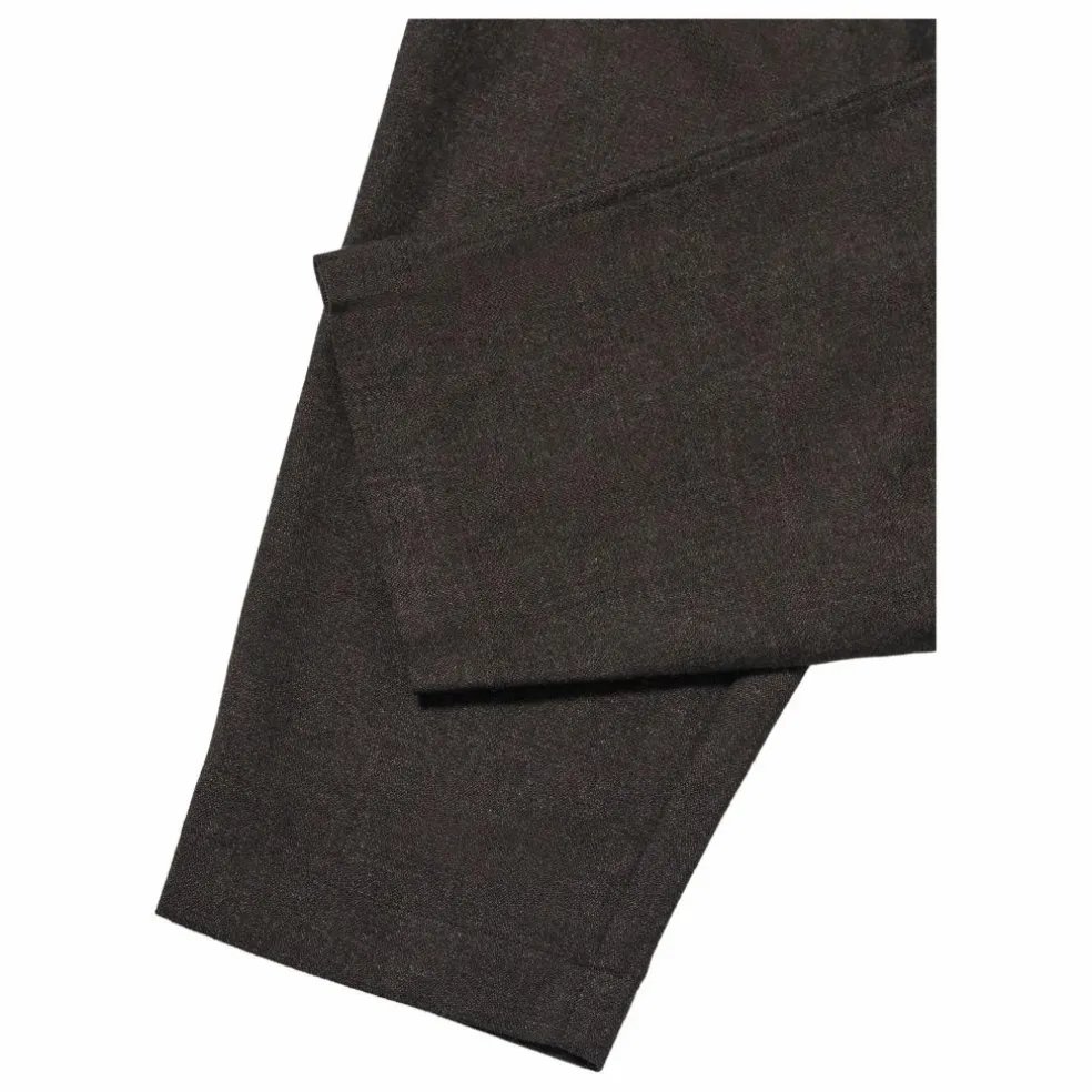 Pantalon Plissé Track | Marron