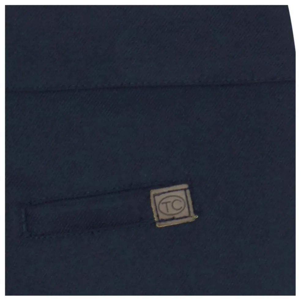Pantalon Poches Revers | Bleu marine