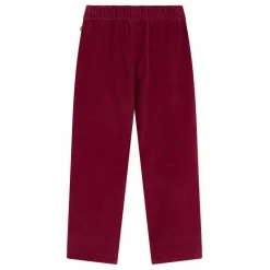 Pantalon Poches Velours Côtelé | Bordeaux