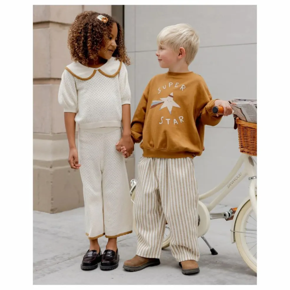 Pantalon Pointelle | Ecru