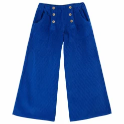 Pantalon Pont Velours Côtelé | Bleu roi