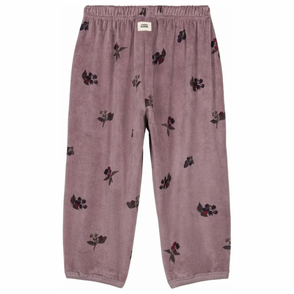 Pantalon Porgy Mûres Coton Bio | Mauve