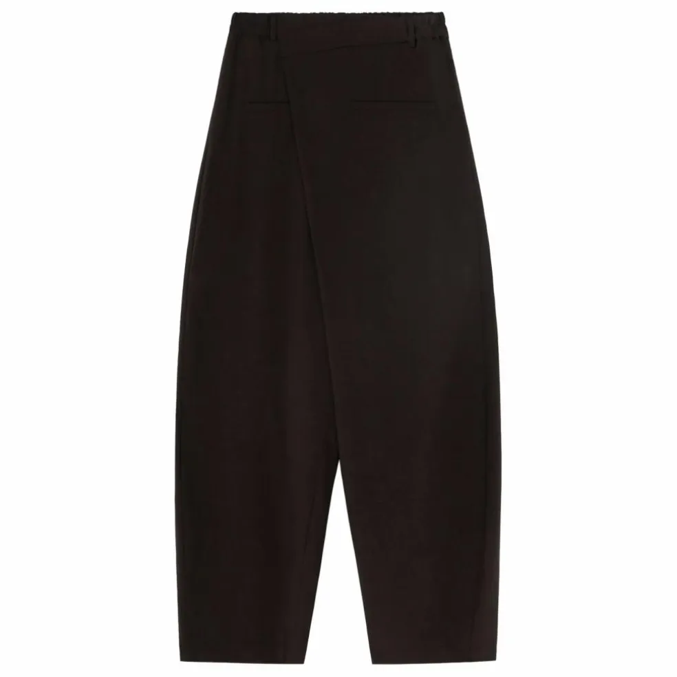 Pantalon Portefeuille Tailoring Laine Vierge | Marron