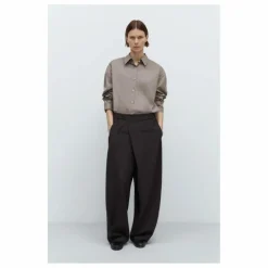 Pantalon Portefeuille Tailoring Laine Vierge | Marron