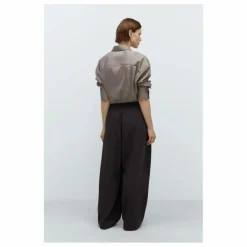Pantalon Portefeuille Tailoring Laine Vierge | Marron