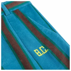 Pantalon Rayé Velours | Bleu