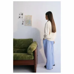 Pantalon Rayures Hebe | Bleu