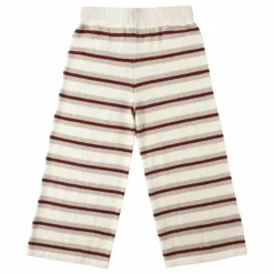 Pantalon Rayures Maille | Stone