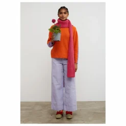 Pantalon Rose Velours Côtelé | Lilas