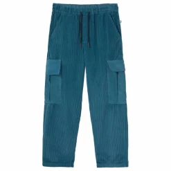 Pantalon Salem Velours Côtelé | Bleu canard