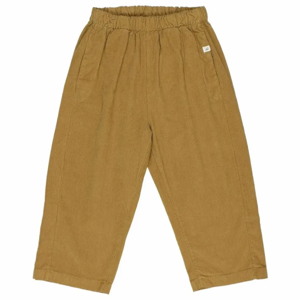 Pantalon Soft Velours Côtelé Coton Bio | Ocre