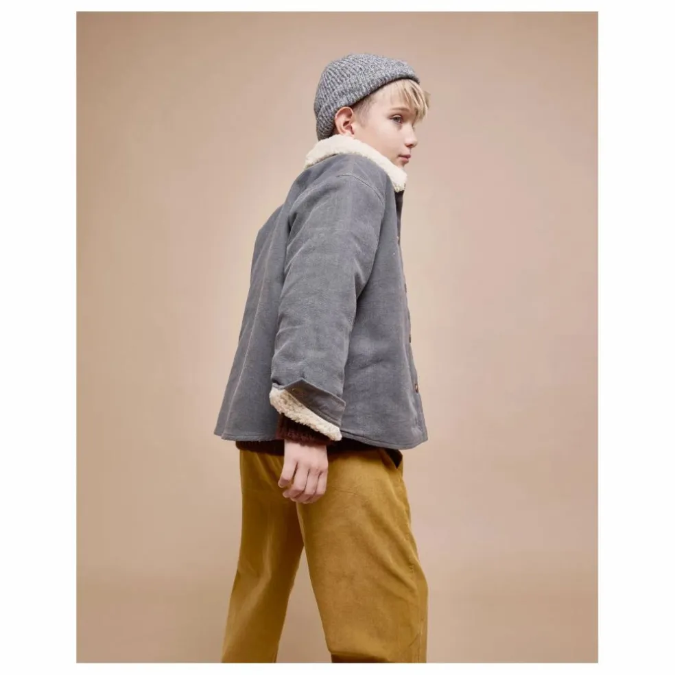 Pantalon Soft Velours Côtelé Coton Bio | Ocre