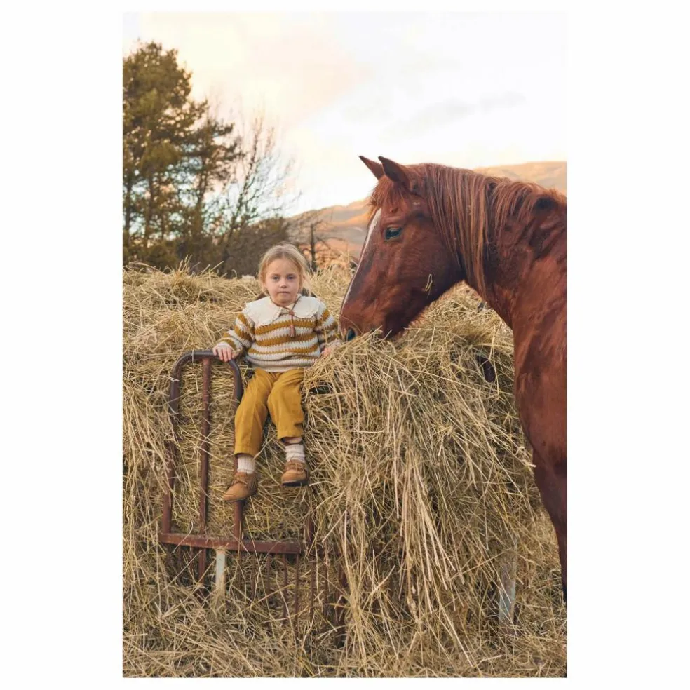 Pantalon Soft Velours Côtelé Coton Bio | Ocre