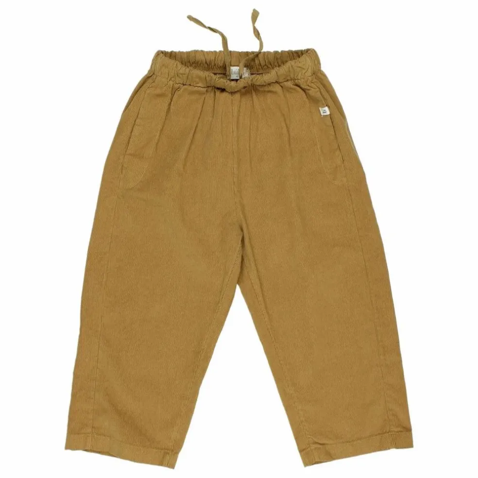 Pantalon Soft Velours Côtelé Coton Bio | Ocre