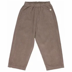Pantalon Soft Velours Côtelé Coton Bio | Taupe