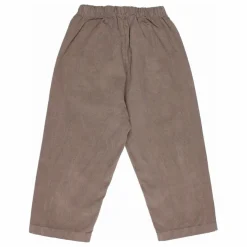 Pantalon Soft Velours Côtelé Coton Bio | Taupe