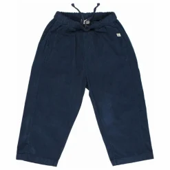 Pantalon Soft Velours Côtelé Coton Bio | Bleu marine