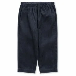 Pantalon Sully Velours Côtelé Coton Bio | Bleu nuit