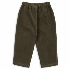 Pantalon Sully Velours Côtelé Coton Bio | Vert kaki