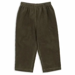 Pantalon Sully Velours Côtelé Coton Bio | Vert kaki