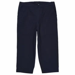 Pantalon Taille Ajustable Popeline Coton Bio | Bleu marine