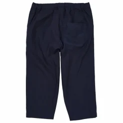 Pantalon Taille Ajustable Popeline Coton Bio | Bleu marine