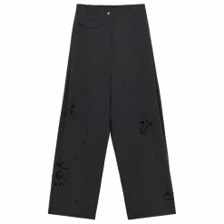 Pantalon Tailoring Perles Laine Vierge | Gris