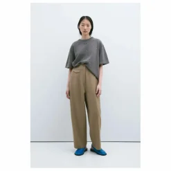 Pantalon Tailoring Poche Laine Vierge | Camel