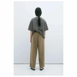 Pantalon Tailoring Poche Laine Vierge | Camel