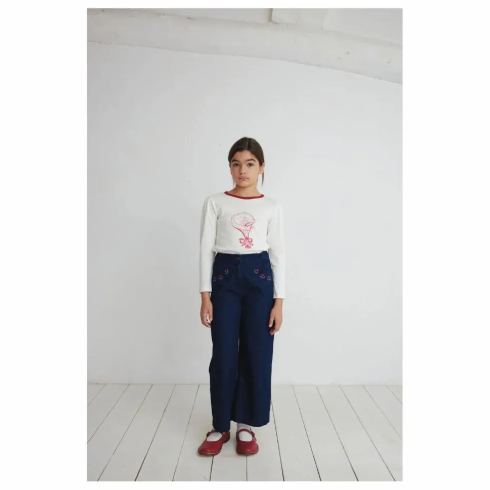Pantalon Tessa Denim | Bleu marine