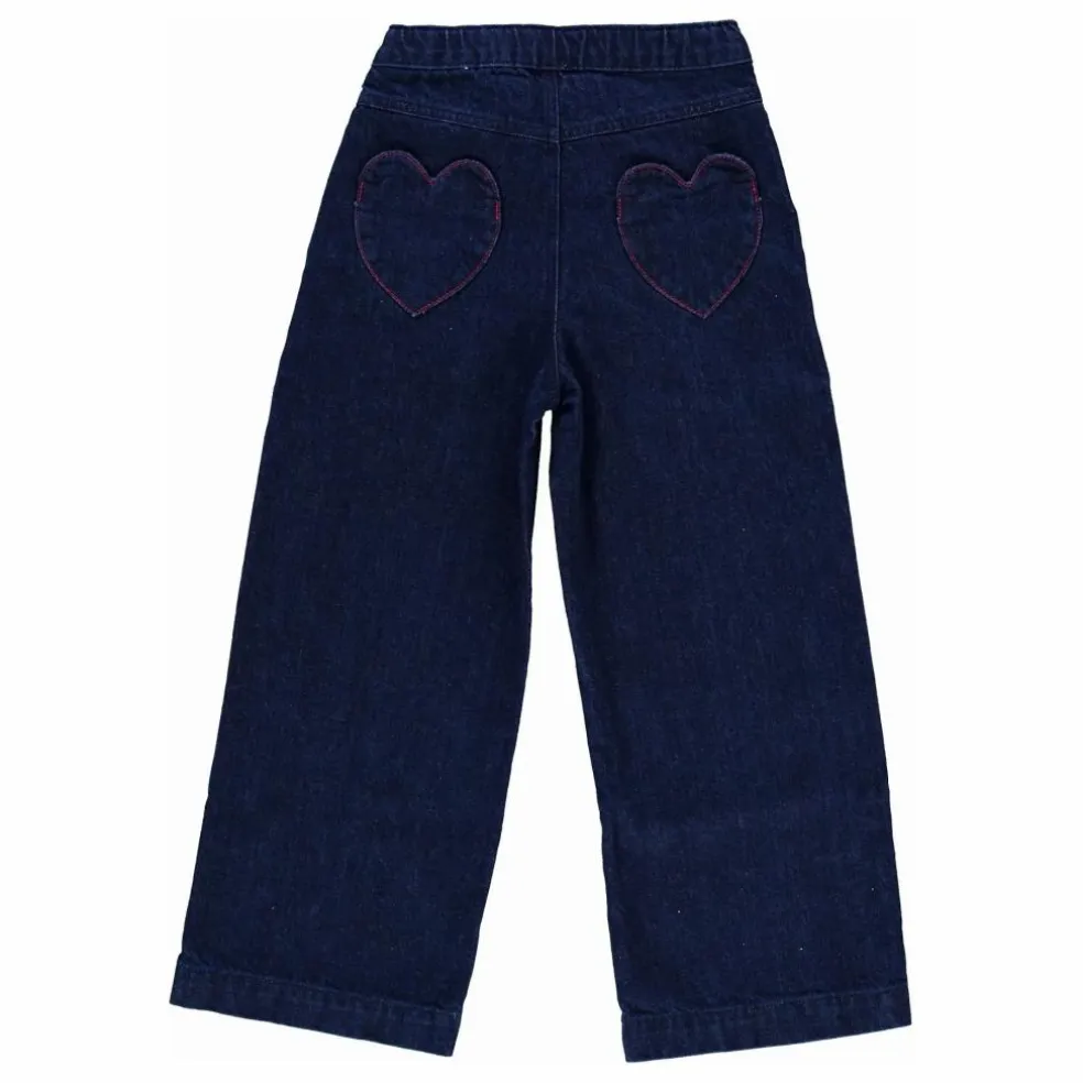 Pantalon Tessa Denim | Bleu marine