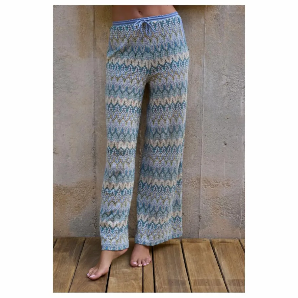 Pantalon Tricot Maud | Bleu