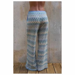 Pantalon Tricot Maud | Bleu